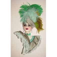 Unique Creations Limited Edition Victorian Lady Face Mask Wall Hanging Decor    401575126426